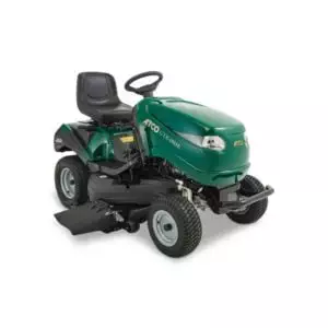 Front view of the ATCO GTX 48HR TWIN 4WD Mower.