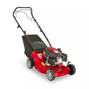Front view of Mountfield SP 41 walk behind mower.